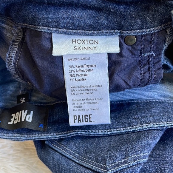 PAIGE Hoxton High Rise Ankle Skinny Jeans - Picture 9 of 9